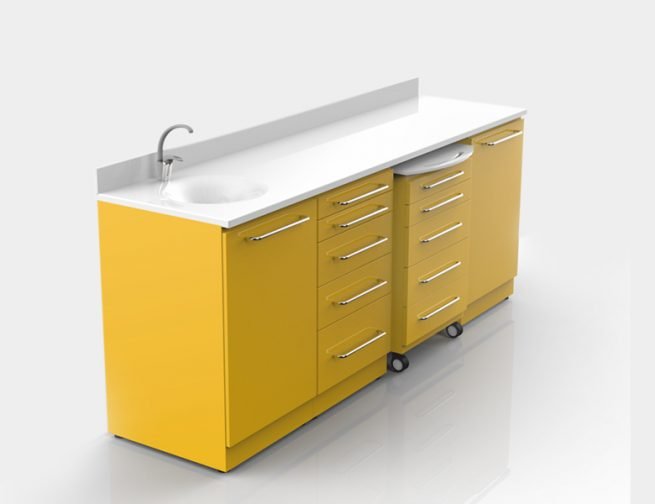 Clinical Cabinet with Mobile Cabinet – AZ01