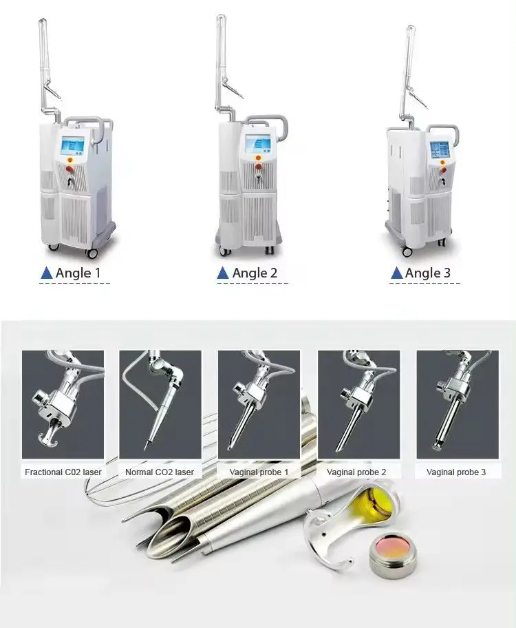 80W Fractional CO₂ Laser surgical and gynecological handpieces