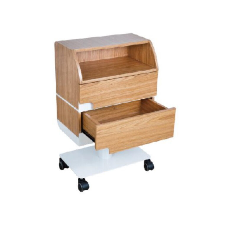 wooden beauty trolley