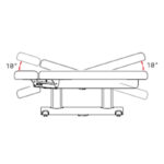 18 angle adjustment of the backrest and footrest - Deam Bed 2259H (WITH HEATING SYSTEM)