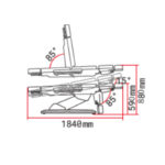 derma chair with 3 motors dimensions