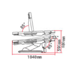 derma chair with 4 motors dimensions