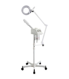 facial steamer with magnifying lamp