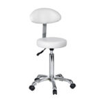 elegant stool with oval backrest