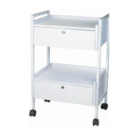 service trolley with 2 cabinet