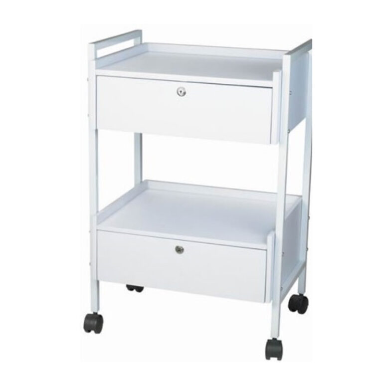 service trolley with 2 cabinet