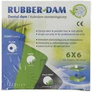 rubber dam blue - medium size