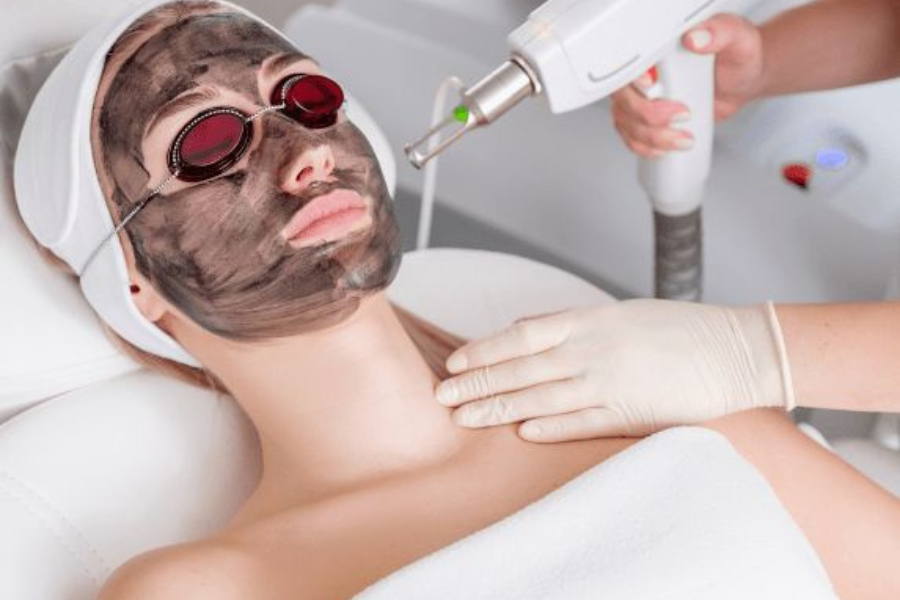 fractional CO2 laser machine steps